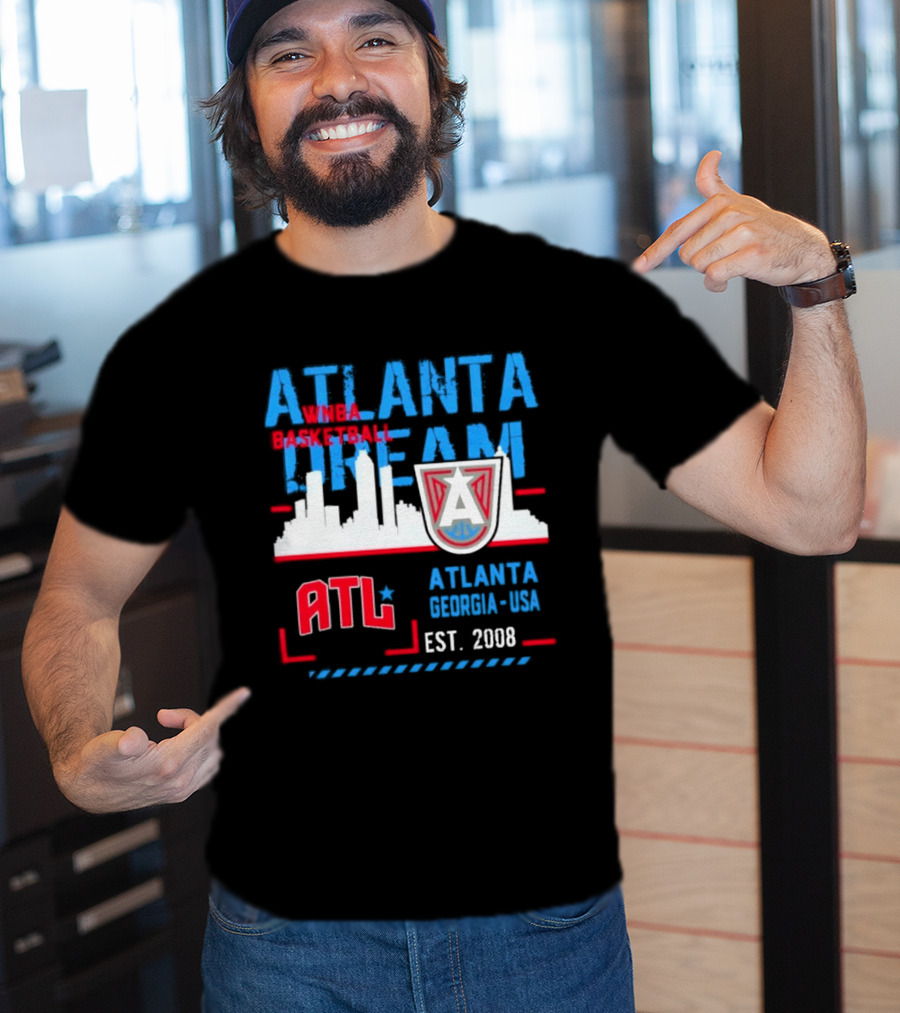 ATL Atlanta Dream Skyline Essentials Est 2008 Georgia USA T-Shirt