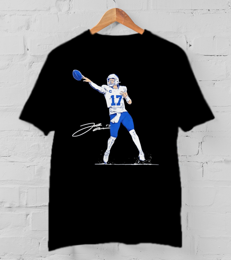 Josh Allen 17 Backhanded Flip Touchdown Pass T-Shirt