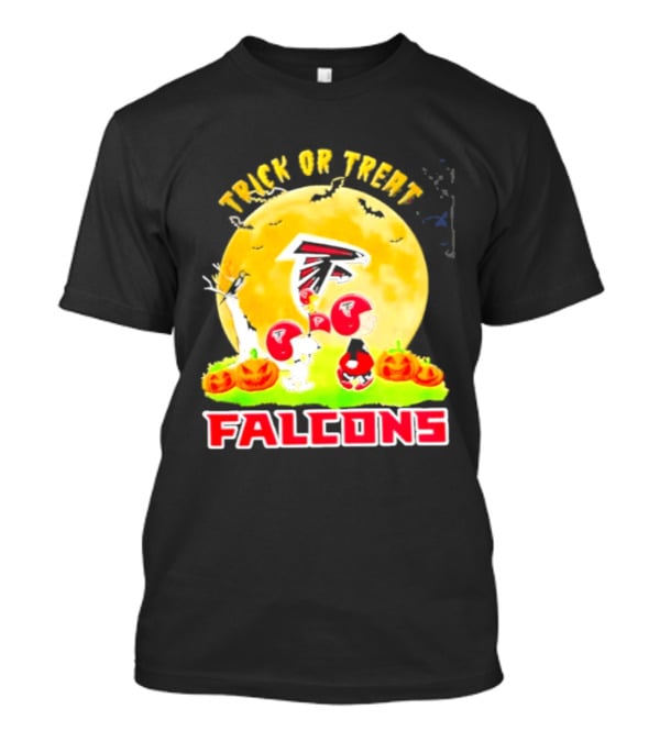 Atlanta Falcons Peanuts Trick Or Treat Halloween 2026 T-Shirt