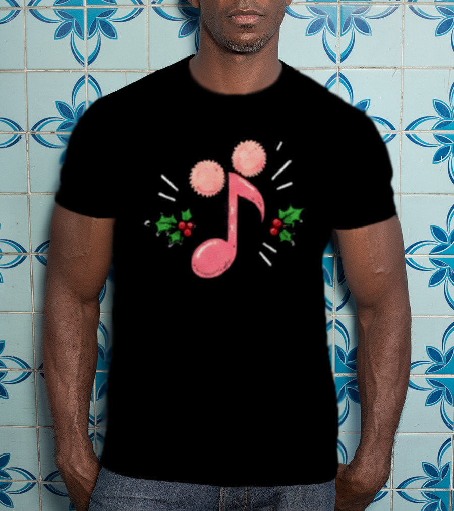 Baby Rat Fink Goose Woodstock Christmas Musical Note For Cartoon Lovers T-Shirt