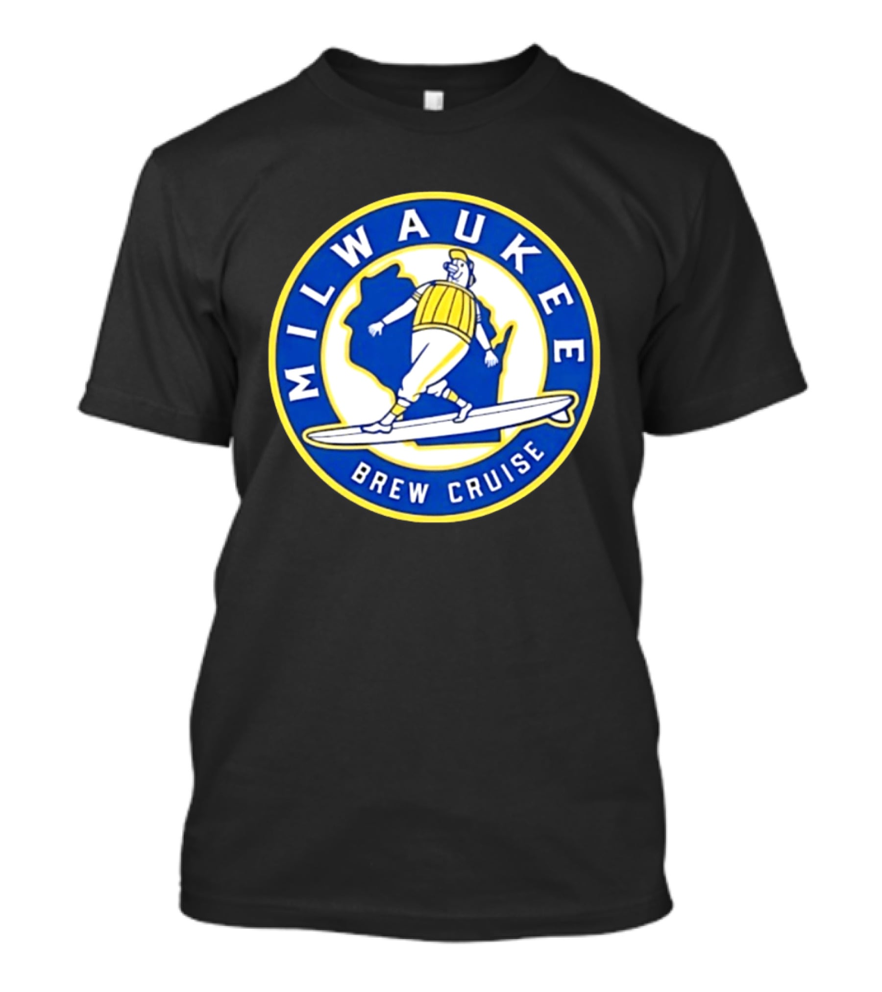Milwaukee Brew Cruise Barrelman Surfing 2026 T-Shirt