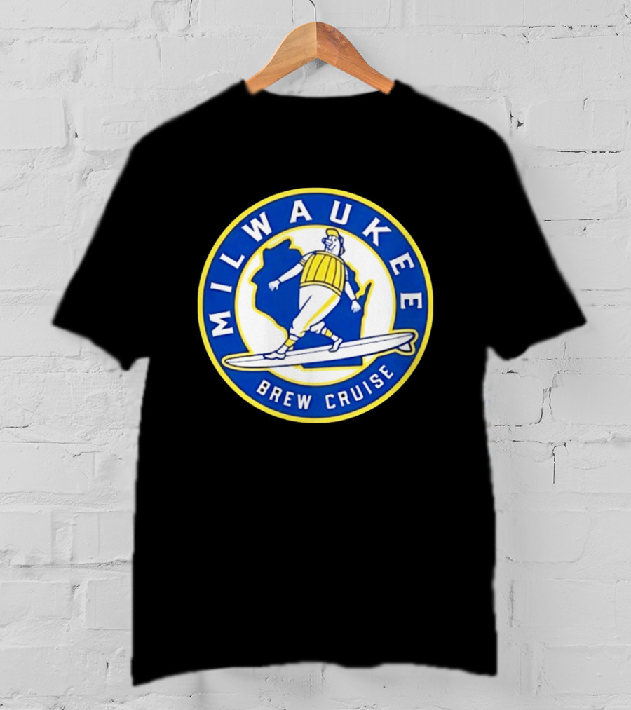 Milwaukee Brew Cruise Barrelman Surfing 2026 T-Shirt