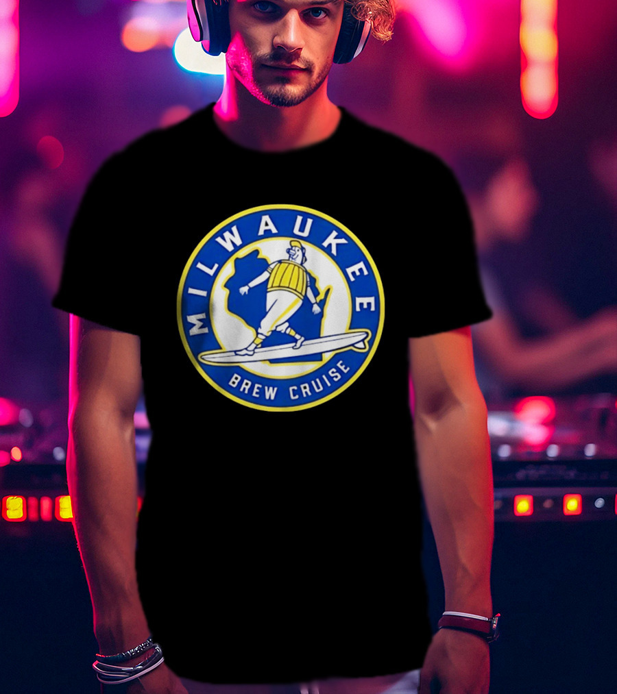 Milwaukee Brew Cruise Barrelman Surfing 2026 T-Shirt