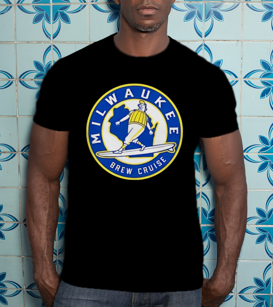 Milwaukee Brew Cruise Barrelman Surfing 2026 T-Shirt