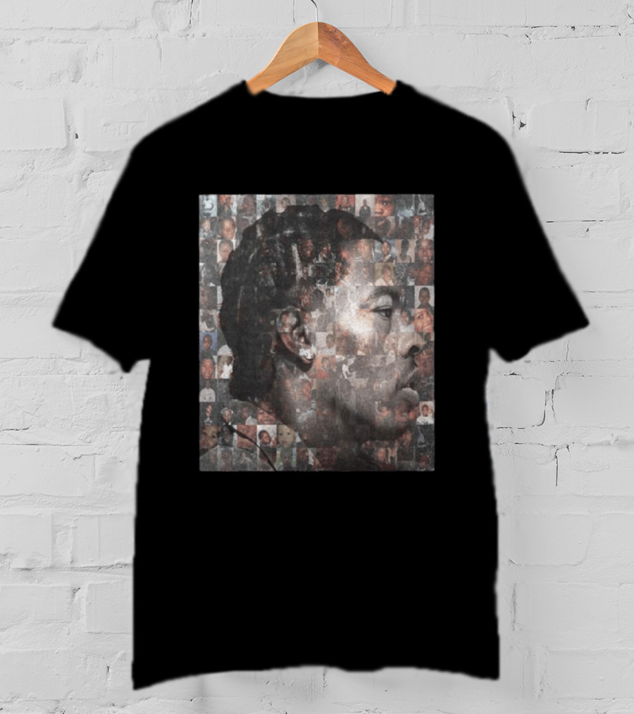 Lil Baby Fresh New Album Cover 2026 Collage Face Mosaic T-Shirt