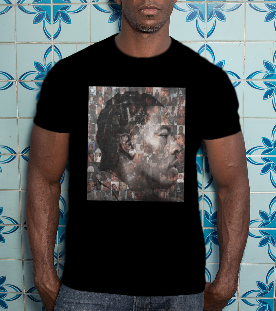 Lil Baby Fresh New Album Cover 2026 Collage Face Mosaic T-Shirt