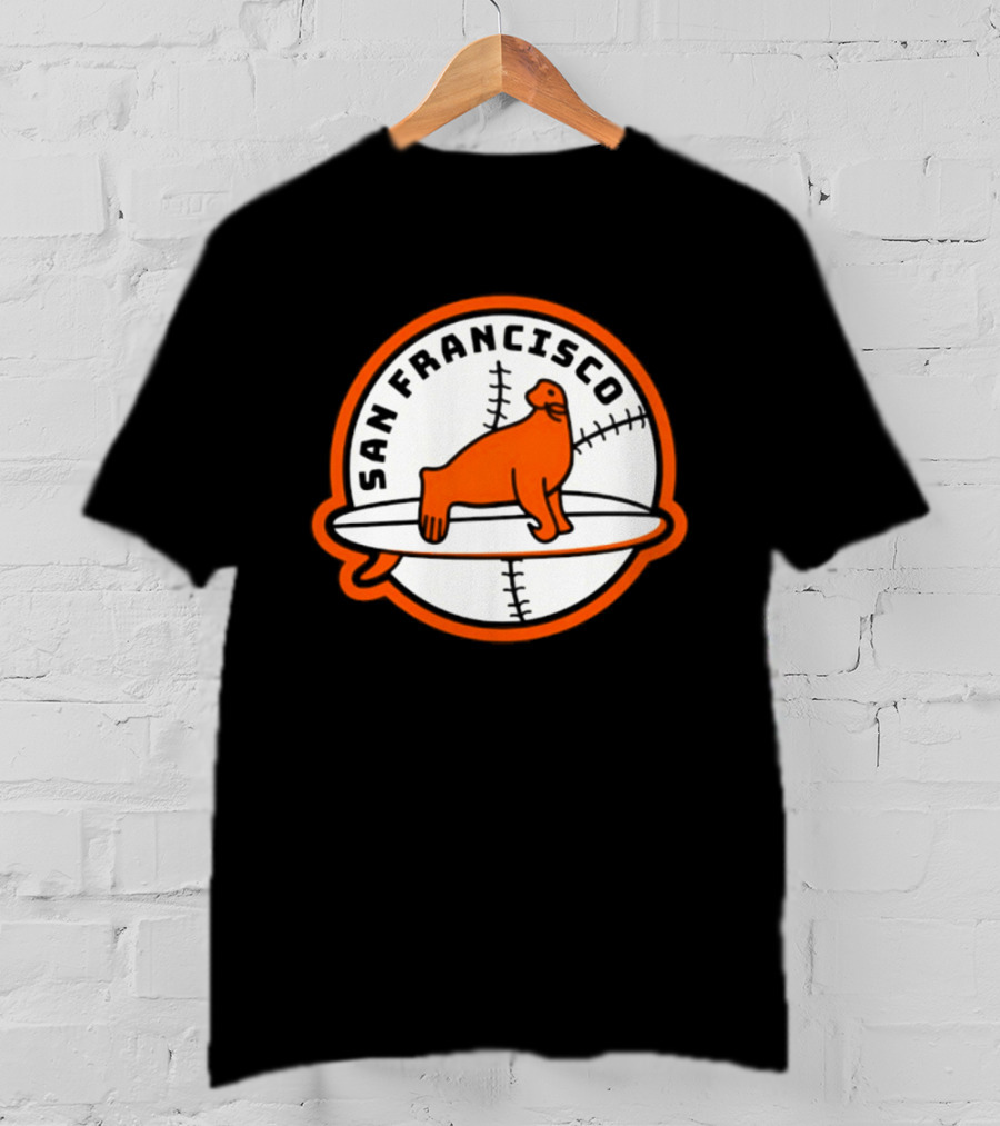 San Francisco Seals Lou Seal 2026 Baseball Surfing T-Shirt