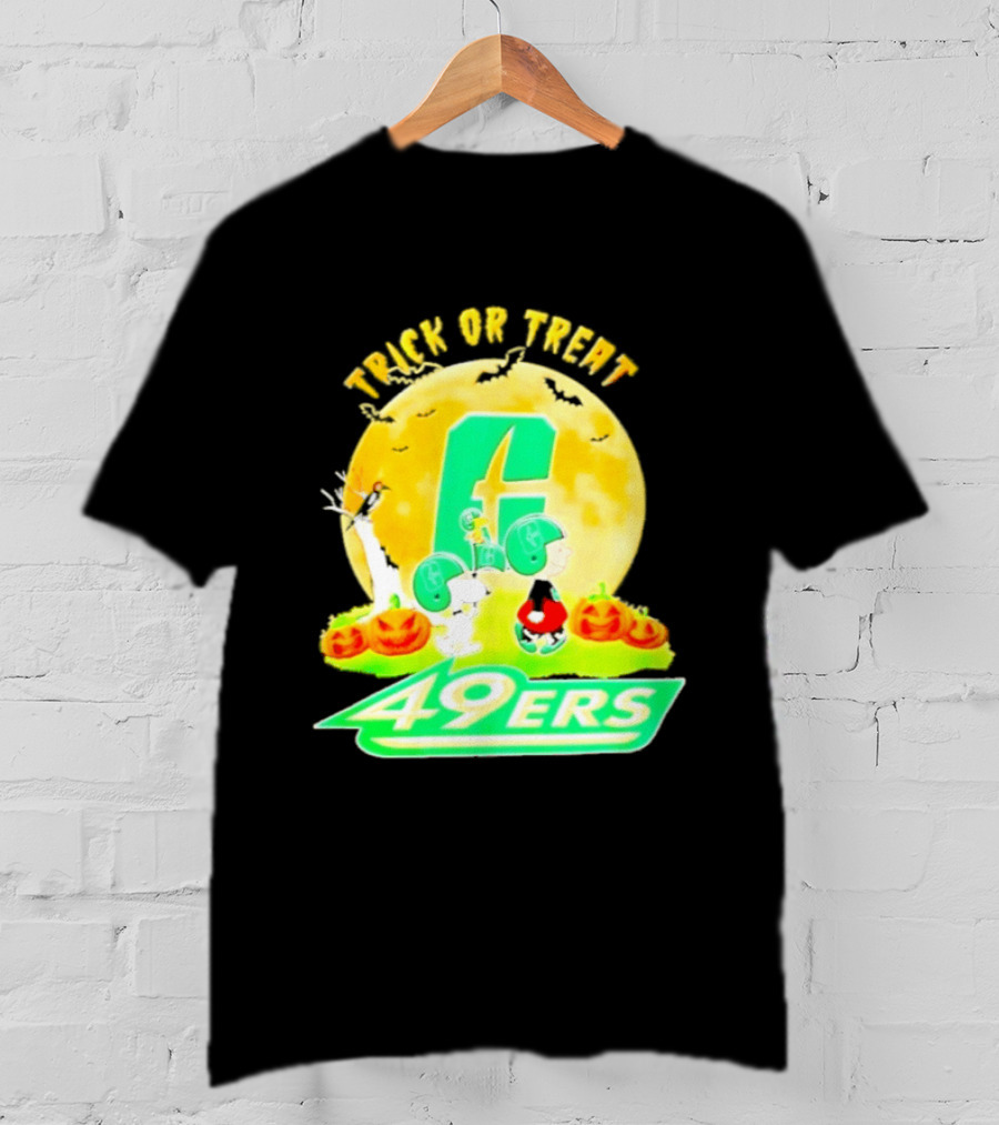 Charlotte 49ers Peanuts Trick Or Treat Halloween 2026 Abbey Road T-Shirt