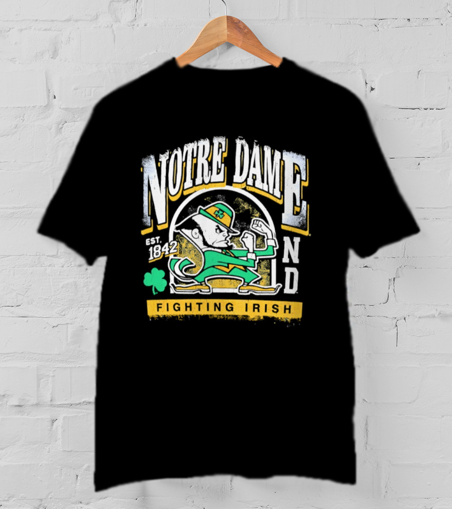 Notre Dame Fighting Irish ND Est 1842 Football T-Shirt