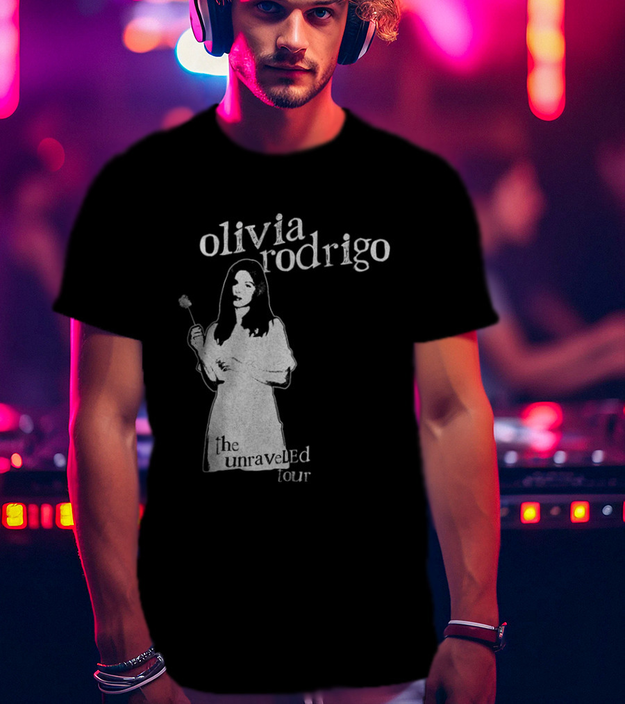 Olivia Rodrigo Unraveled Tour Dates 2026 2027 Dandelion T-Shirt