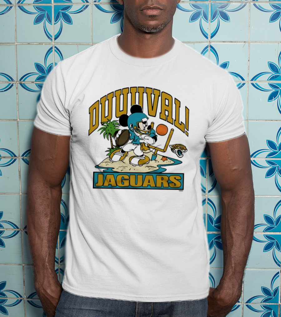Duuuval Jaguars Mickey Mouse Football 2026 T-Shirt