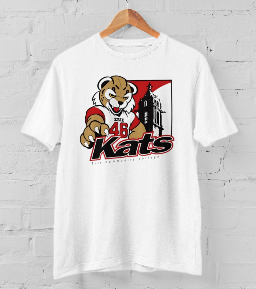 SUNY Erie Community College Kats 46 Sports Team 2026 T-Shirt