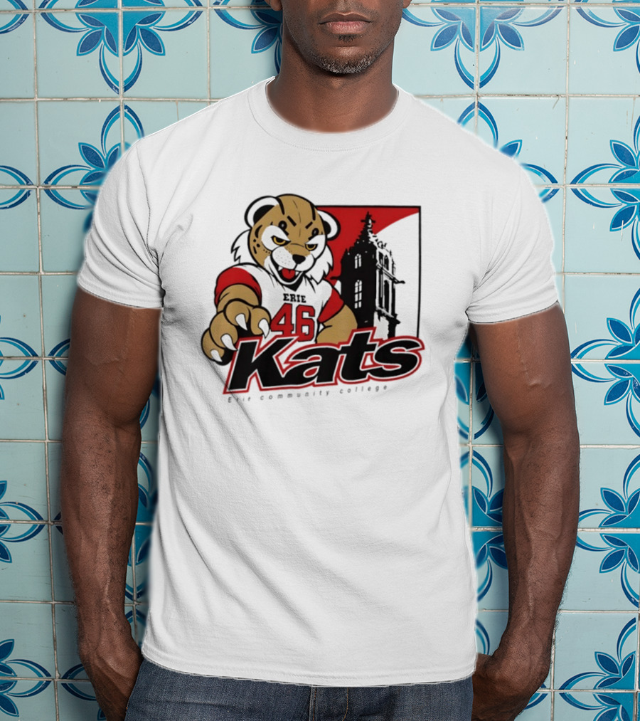 SUNY Erie Community College Kats 46 Sports Team 2026 T-Shirt