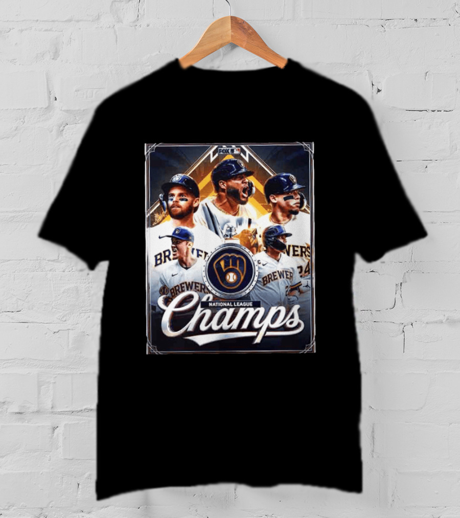 Milwaukee Brewers National League Champs Iconic 2026 Celebration T-Shirt