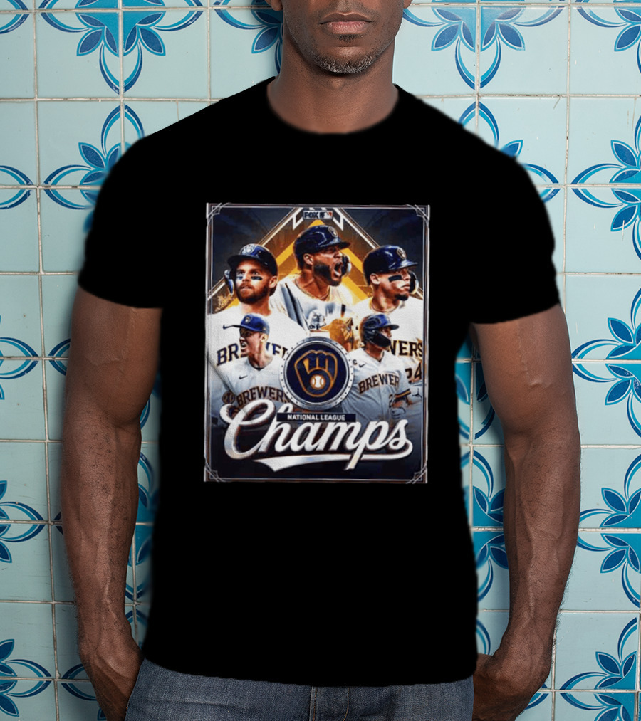 Milwaukee Brewers National League Champs Iconic 2026 Celebration T-Shirt