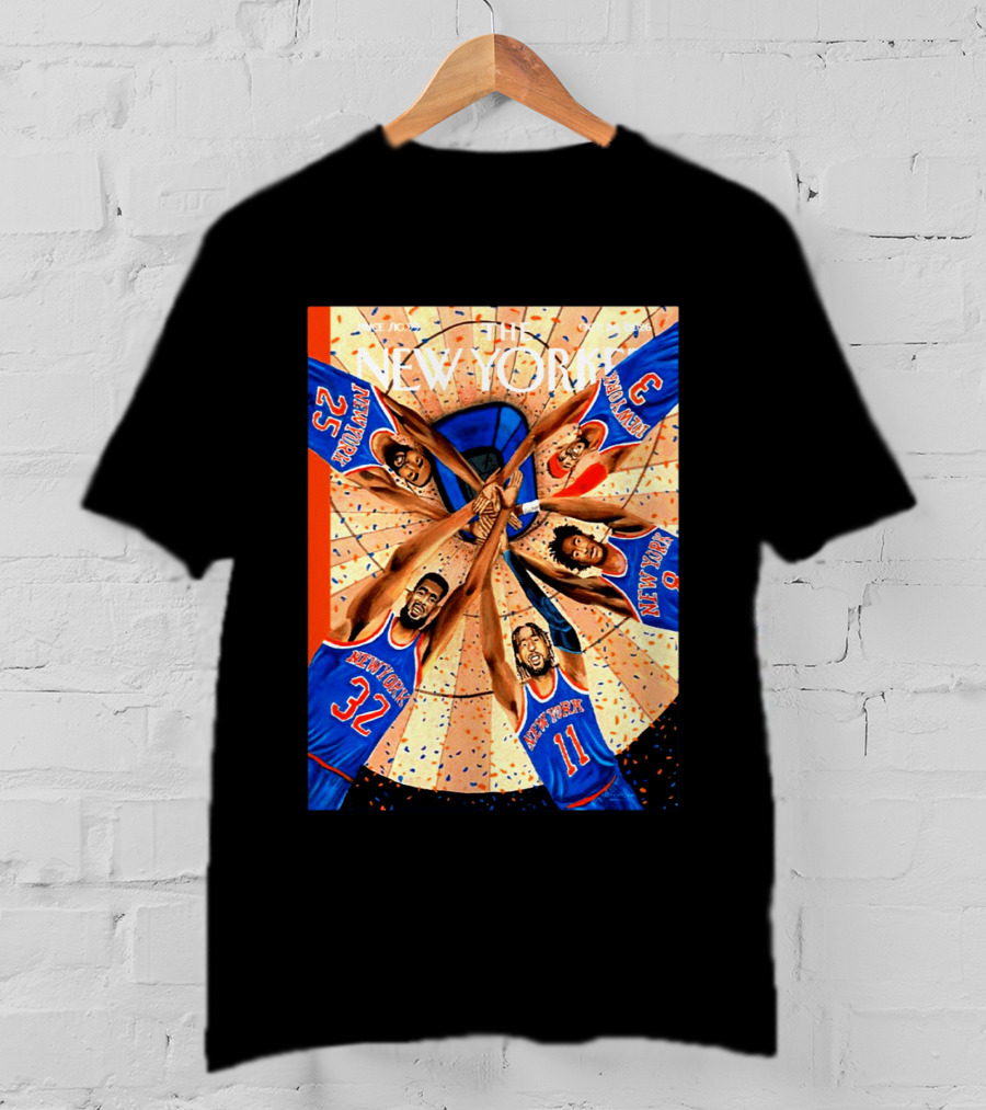 The New Yorker Make It Two New York Knicks Team Spirit Oct 26 2026 Cover T-Shirt