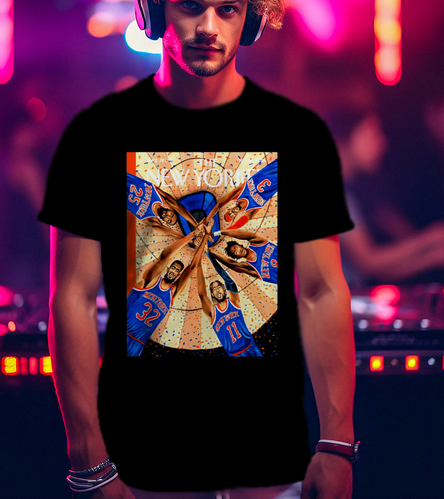 The New Yorker Make It Two New York Knicks Team Spirit Oct 26 2026 Cover T-Shirt