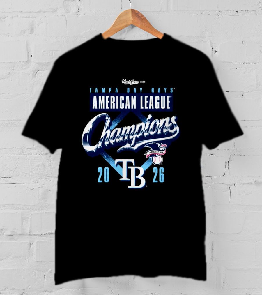 Tampa Bay Rays 2026 American League Champions World Series T-Shirt