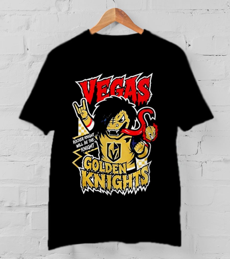 Vegas Golden Knights Rocker Knight Will Be The Knight T-Shirt