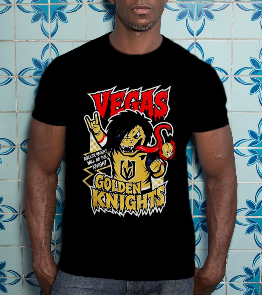 Vegas Golden Knights Rocker Knight Will Be The Knight T-Shirt