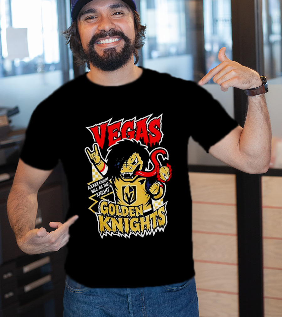 Vegas Golden Knights Rocker Knight Will Be The Knight T-Shirt
