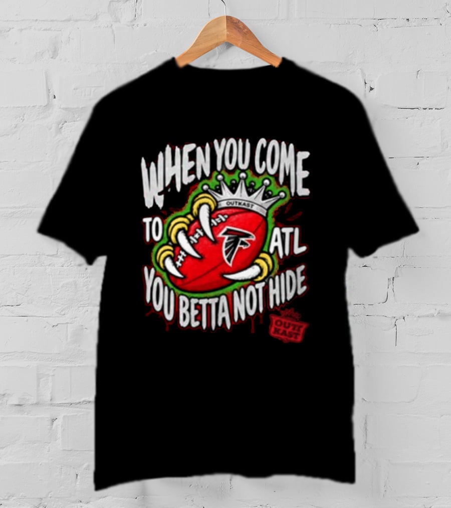 Atlanta Falcons ATLiens When You Come To ATL You Betta Not Hide 30th Anniversary 2026 Music T-Shirt