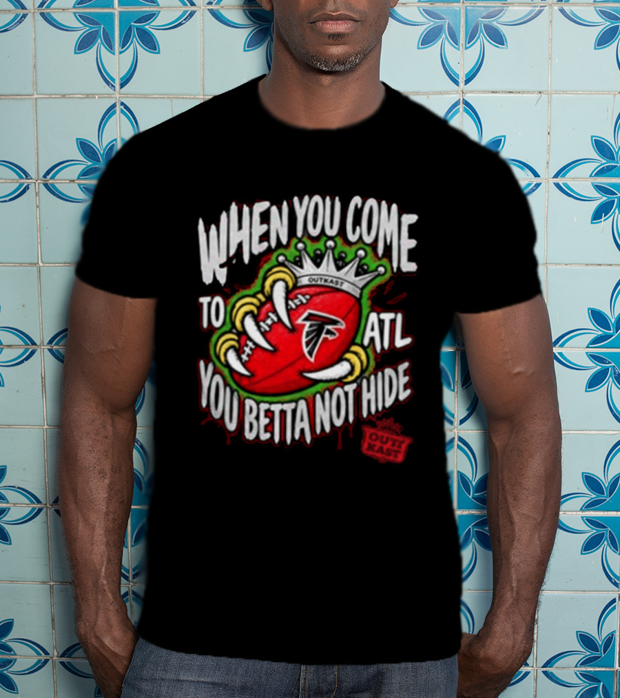 Atlanta Falcons ATLiens When You Come To ATL You Betta Not Hide 30th Anniversary 2026 Music T-Shirt