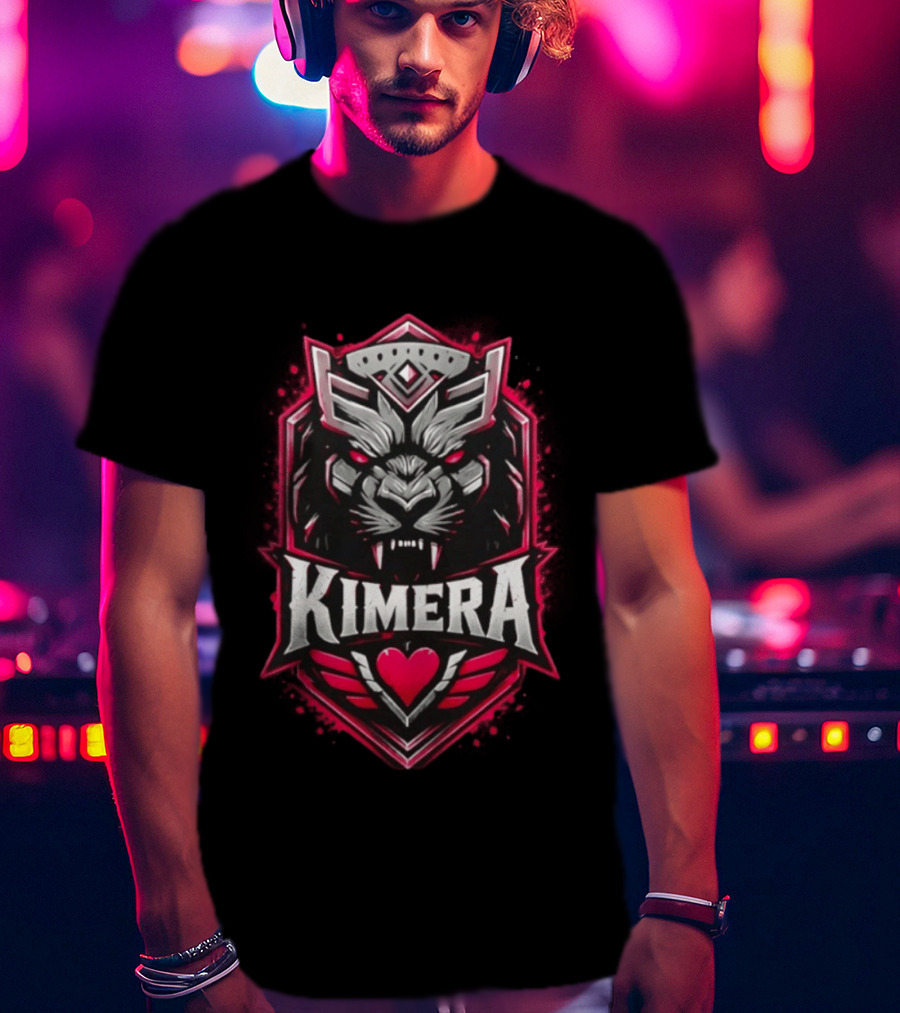 Benjamin Kimera Fierce Emblem With Heart And Wings T-Shirt
