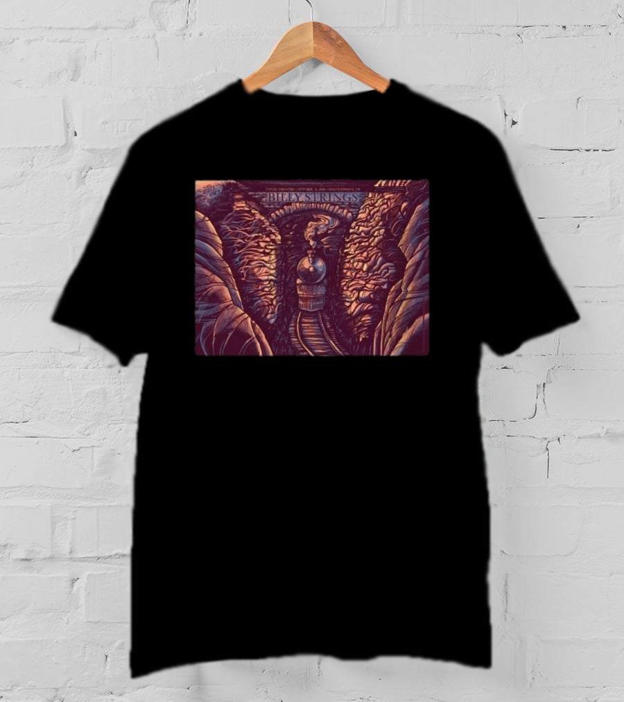 Billy Strings Tivoli Theatre October 21 2026 Chattanooga TN Tour Train Tunnel T-Shirt