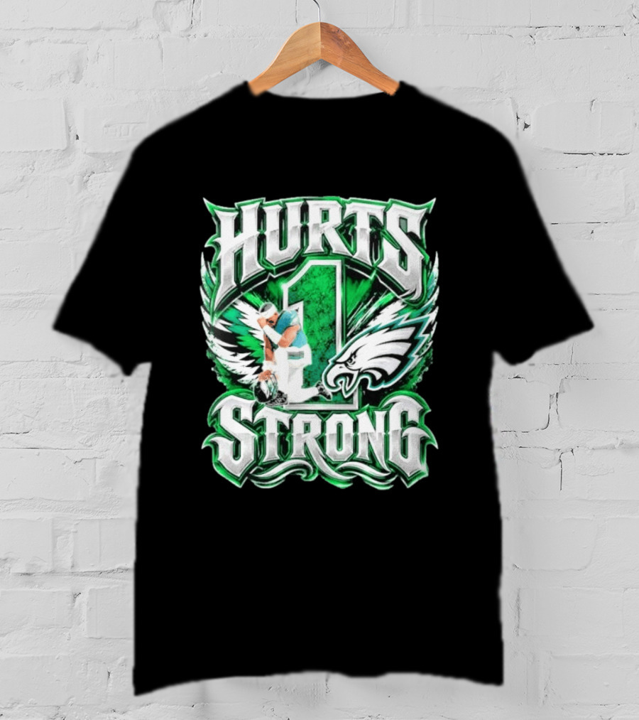 Jalen Hurts Strong Eagles Number 1 T-Shirt