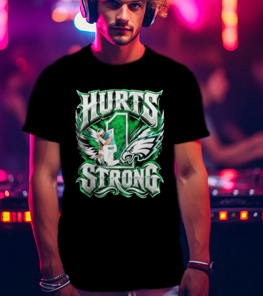 Jalen Hurts Strong Eagles Number 1 T-Shirt