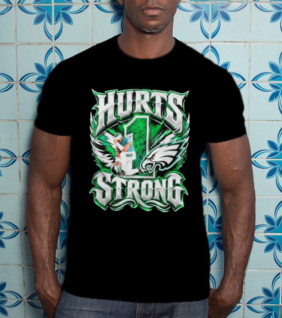Jalen Hurts Strong Eagles Number 1 T-Shirt