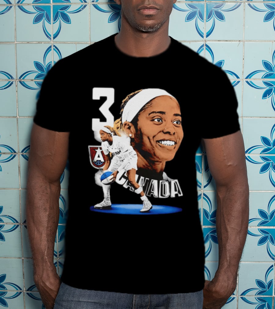 Jordin Canada 3 Atlanta Dream Basketball Star T-Shirt