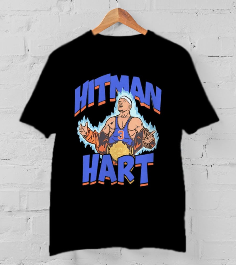 Hitman Hart 3 Basketball Champion T-Shirt