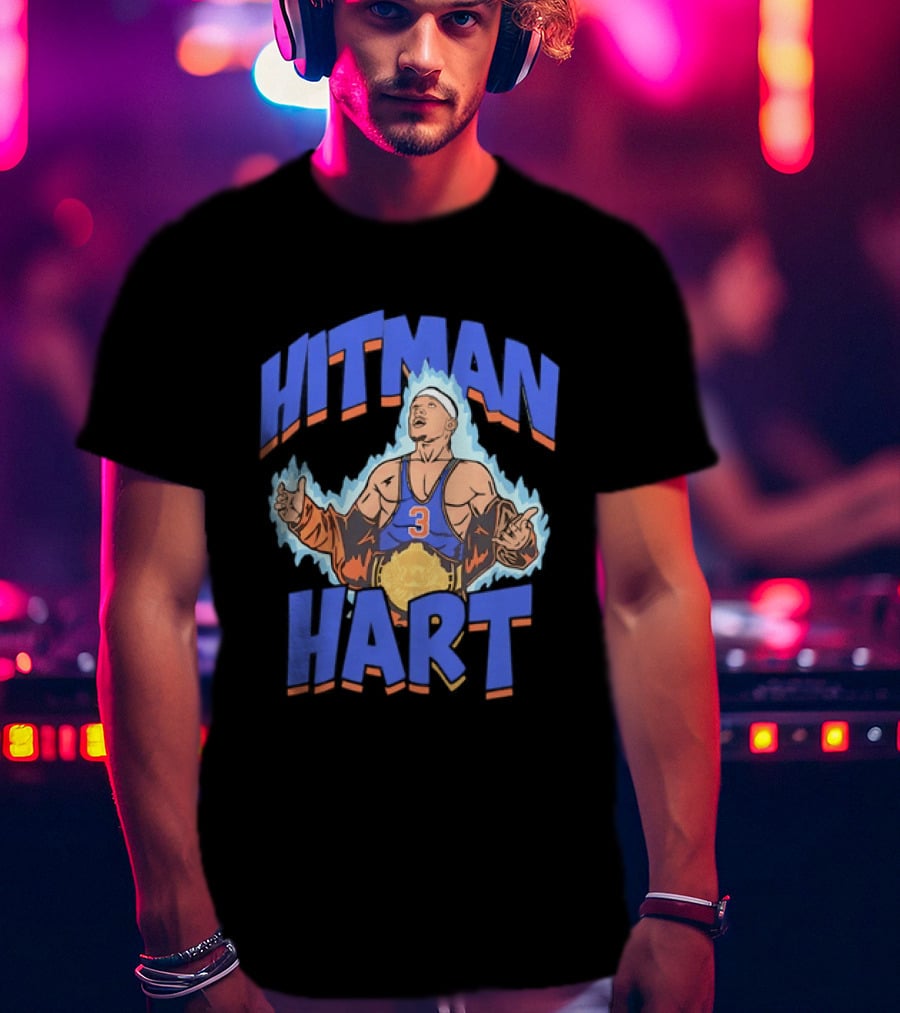 Hitman Hart 3 Basketball Champion T-Shirt