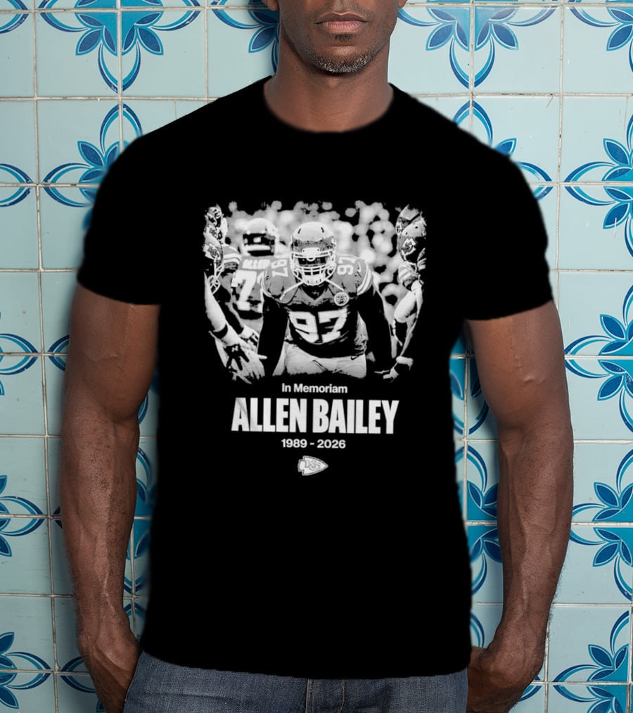 KC Chiefs In Memoriam Allen Bailey 1989 2026 T-Shirt