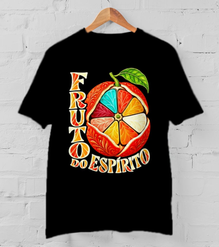 Fruto Do Espírito Colorful Citrus Christian T-Shirt