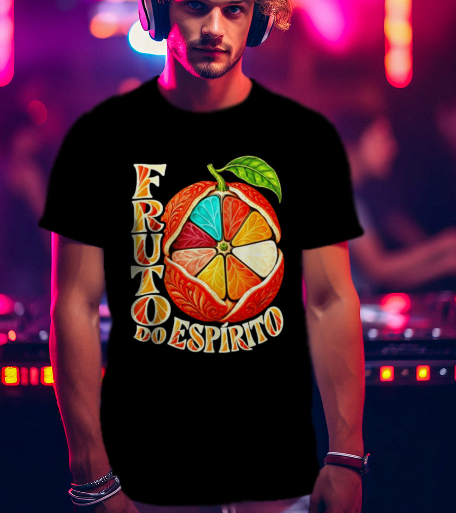 Fruto Do Espírito Colorful Citrus Christian T-Shirt