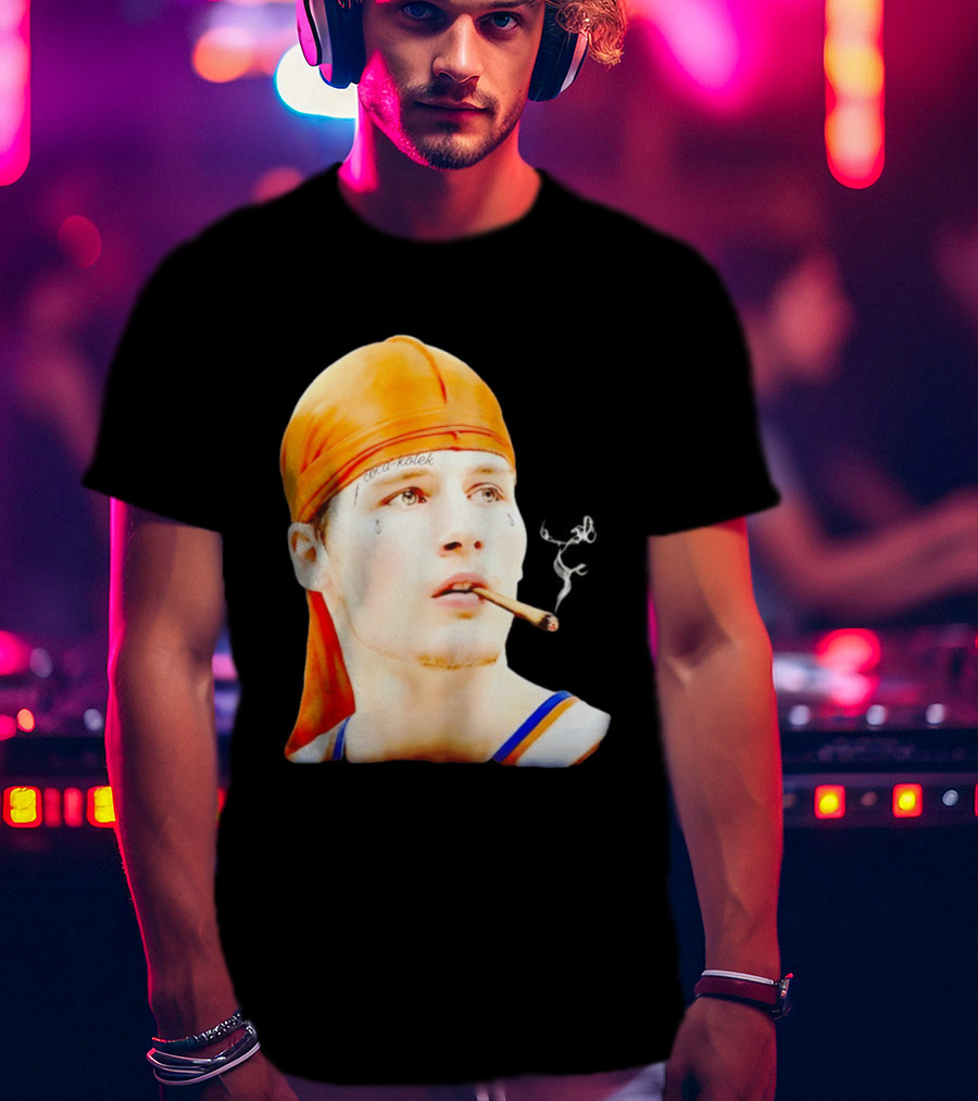 Gangsta Kolek Tyler Kolek Cool Kolek New York Knicks Cigar T-Shirt