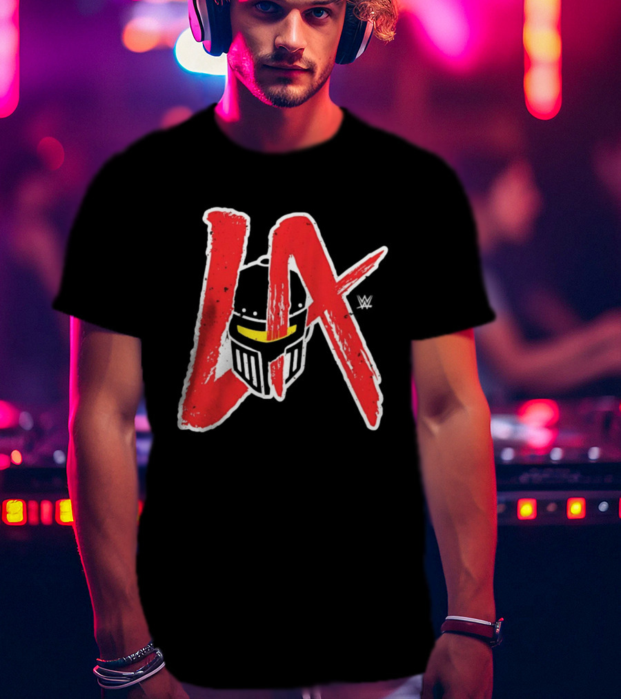 LA Knight 2026 Mandalorian Helmet WWE T-Shirt