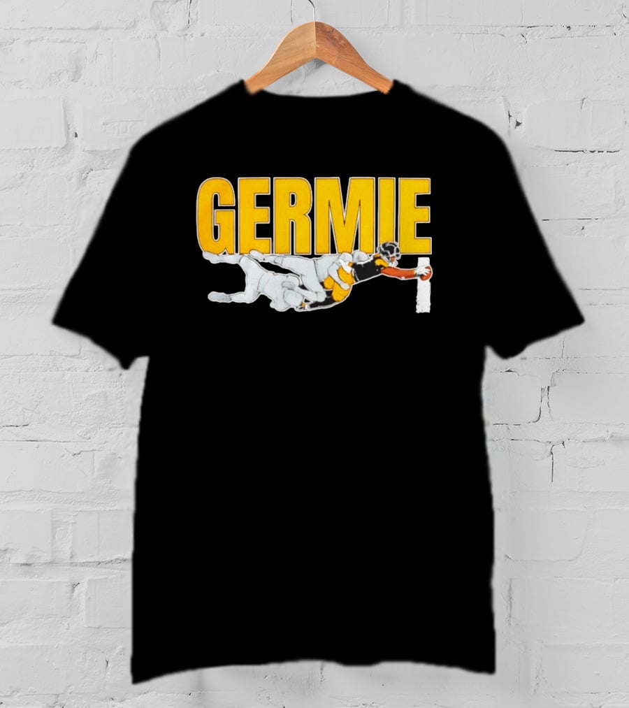Germie Bernard Touchdown Dive Football Action T-Shirt