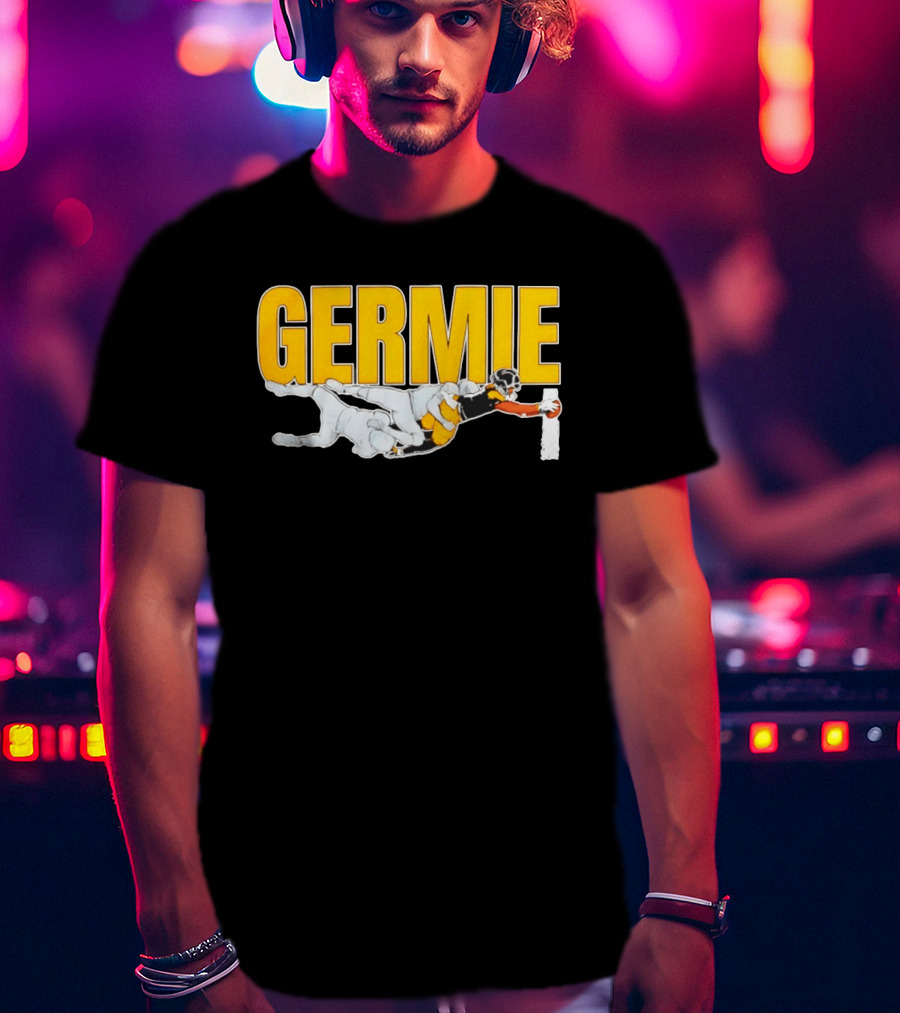 Germie Bernard Touchdown Dive Football Action T-Shirt