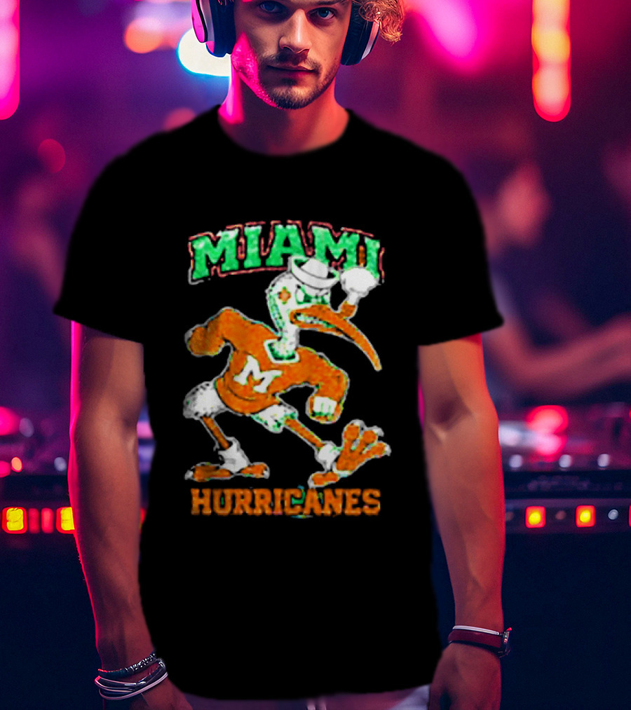 Miami Hurricanes Mascot Sports Team T-Shirt