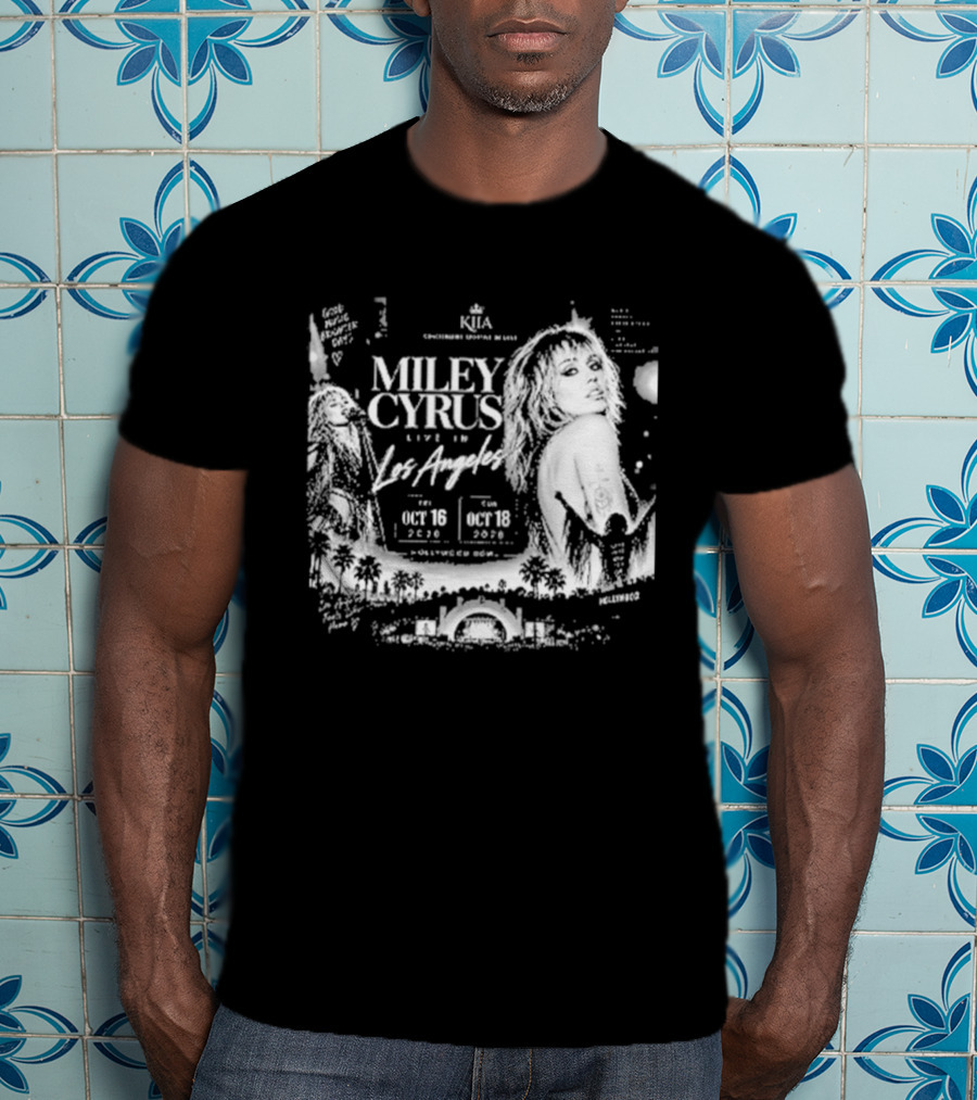 Miley Cyrus Live In Los Angeles October 18 2023 Hollywood Bowl T-Shirt