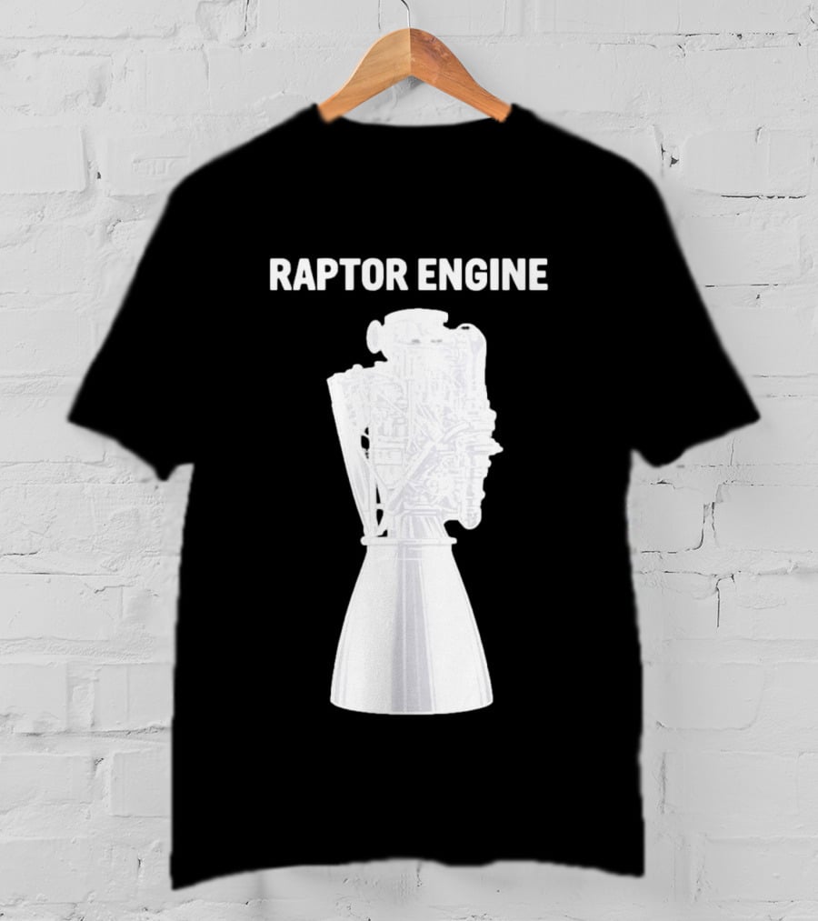 Raptor Engine SpaceX Rocket Scientist Explorer T-Shirt