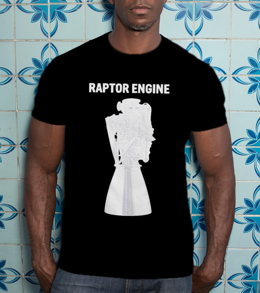 Raptor Engine SpaceX Rocket Scientist Explorer T-Shirt