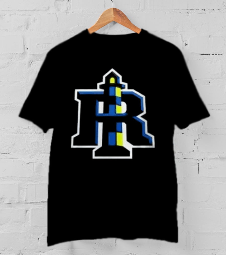 Rhode Island Breakers R Primary 2026 Baseball Bold Block T-Shirt