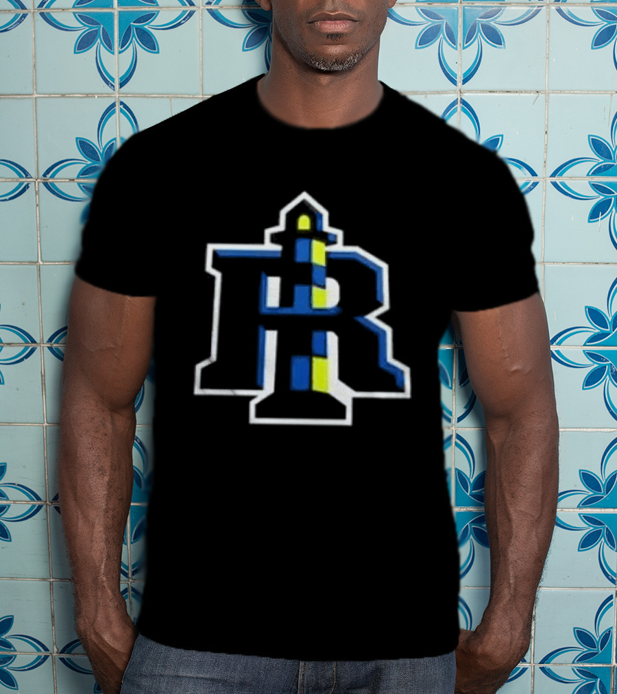 Rhode Island Breakers R Primary 2026 Baseball Bold Block T-Shirt