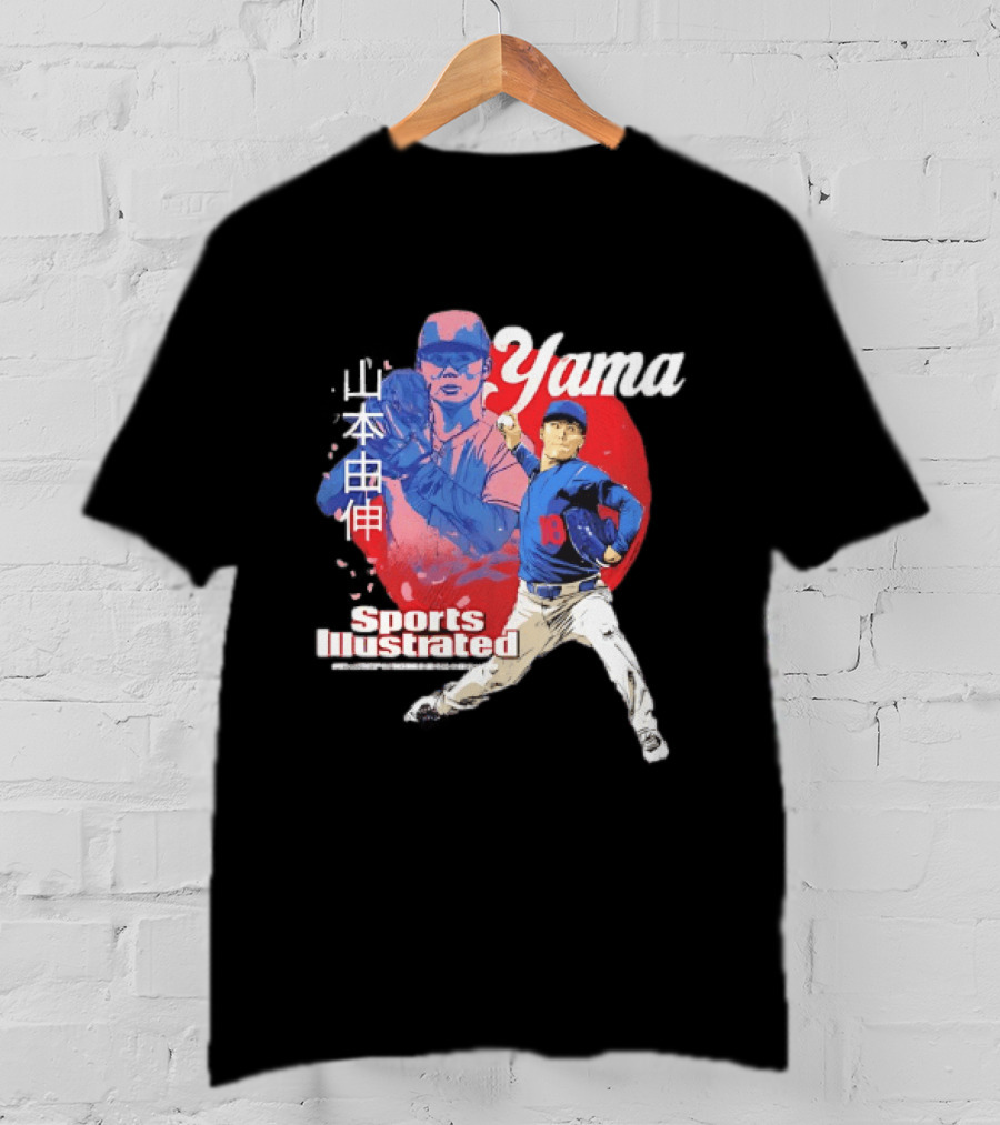 Yoshinobu Yamamoto Sports Illustrated Los Angeles Dodgers Japanese T-Shirt