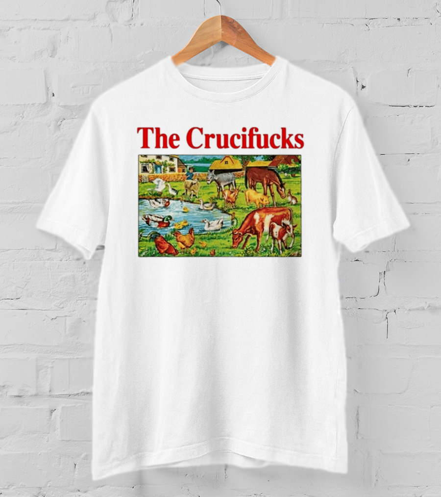 Alternative Tentacles Records The Crucifucks Farmyard T-Shirt